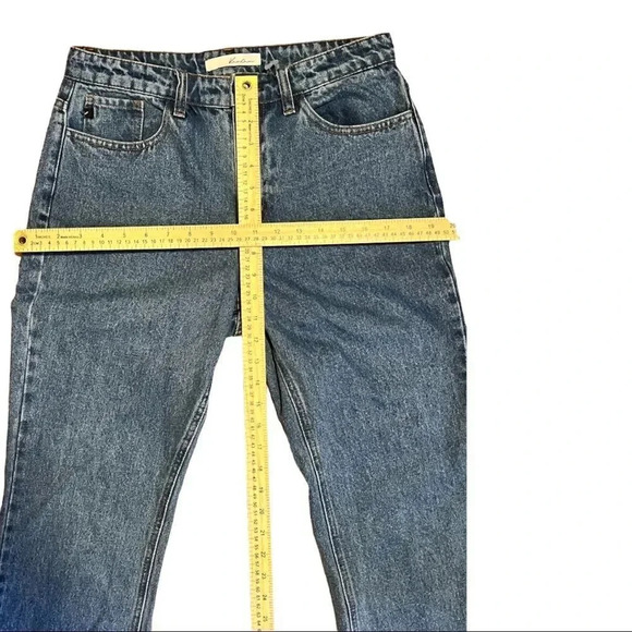 kancan Cropped Raw Hem Jeans Size 5 New - Picture 11 of 14